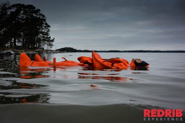 Survival suit floating experience